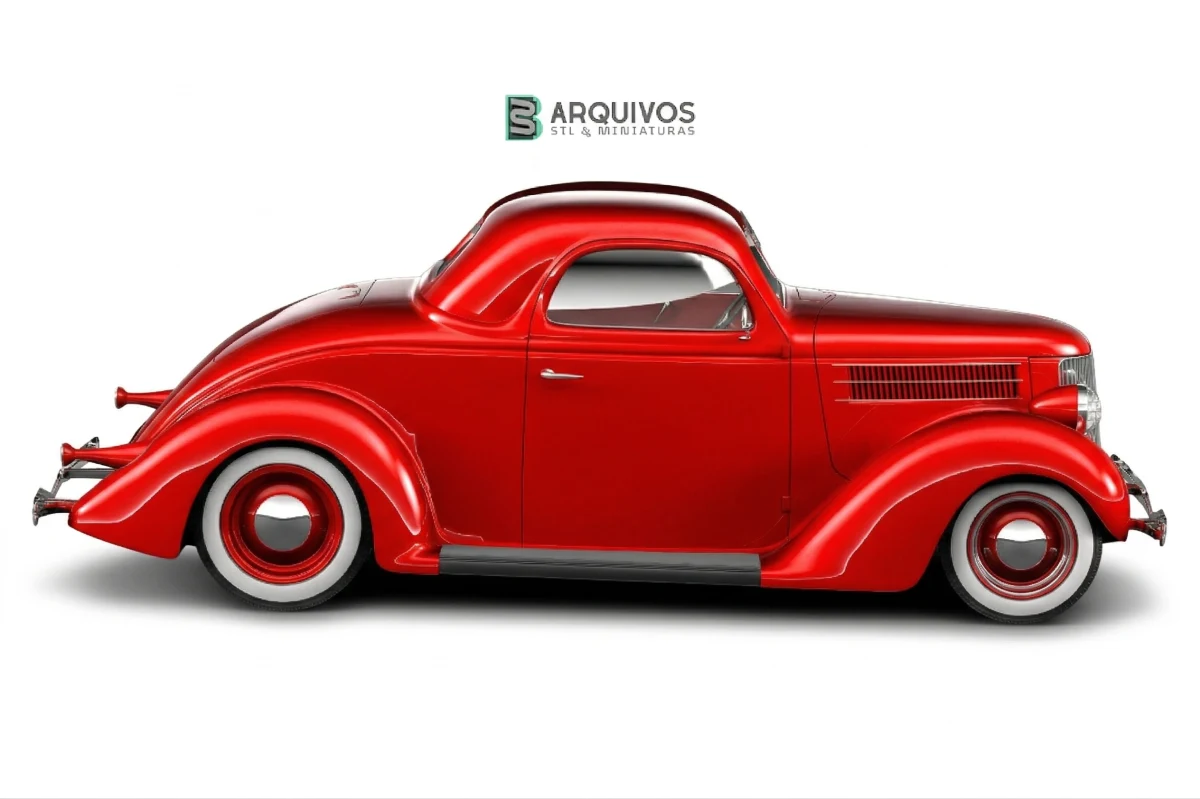 Modelo 3D STL - Ford 1936 Coupe — foto 4